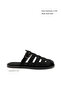 Black Suede Women's Slippers 21381 - 2