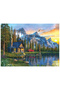 1000 Piece Jigsaw Puzzle - Sunset in the Mountain 1024 - 2