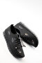 Black Genuine Leather Women's Loafer Shoes 21365 - 4