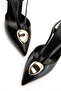Black Women's Classic Heeled Shoes 21401 - 6