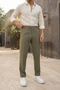 Haki Esnek Likralı Slim Fit Bilek Boy Erkek Pantolon TMNSS26PL00019 - 2