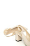 Beige Patent Leather Women's Classic Heeled Shoes 20379 - 4