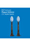 Sonicare Premium Plaque Defence Yedek Başlık,  Yumuşak, 2’li Paket, Siyah, HX9042/88 - 2