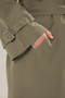 Açık Haki Uzun Oversize Büyük Beden Trençkot TBBSS25BM00002 - 6
