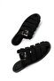 Black Suede Women's Slippers 21381 - 4
