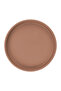 Basics Food Plate - Woody Brown