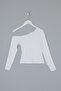 White One-Shoulder Lace Blouse Tdrss26Bz00008 - 6