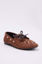 Koyu Kahverengi Kadın Loafer TAKSS26LA00013