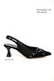 Black Matte Women's Classic Heeled Shoes 21292 - 8