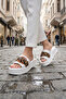 White Women's Slippers 21286 - 3