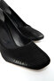 Black Women's Classic Heeled Shoes 21299 - 6