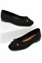 Black Suede Women's Ballerinas 21352 - 4