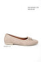 Beige Suede Women's Ballerinas 21353 - 2