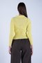 Yellow Polo Collar Knitwear Cardigan Alc-X15128 - 7