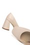 Beige Women's Classic Heeled Shoes 21299 - 4