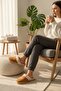 Winter House Slippers Black Plush Woolen Women's Slippers Guest Dowry Bundle Bridal Slippers - 7