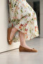 Tan Suede Women's Ballerinas 21317