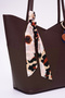 Tote Women's Shoulder Bag – with Crossbody Strap, Heart Charm, and Shawl Detail Ela2017 - 7