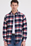 Men's Slim Fit slim fit checkered winter lumberjack shirt