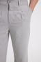 Men's Regular Fit Classic Cut Regular Waist Wide Leg Gray Trousers - 3