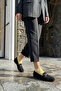 Black Suede Women's Ballerinas 21240 - 5