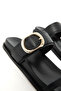 Black Women's Slippers 21300 - 5