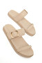 Beige Women's Slippers 21300 - 2