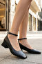 Black Women's Classic Heeled Shoes 19783