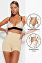 Ten Seamless/Dikişsiz Toparlayıcı Yüksek Bel Örme Şortlu Korse THMSS23KS00002