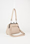 Women's Mink Butterfly 4-Compartment Lined Scholarship and Zipper Closure Handbag and Shoulder Bag - 3