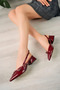 Open Back Pointed Toe Short Heel Casual Ballerina Women's Heeled Shoes - 3