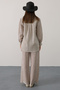 White Regular Striped Shirt Pants Bottom - Top Set Tctss26Us00060 - 3