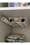 Kitchen Roll Holder-Organizer (1 item, 2-piece product)
