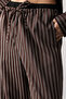 Kahverengi Çizgili Poplin Gömlek Pantolon Alt - Üst Takım TCTSS26US00062 - 6