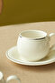 Adile 6-Person Double Coffee / Tea Cup Set 130 ml - 4