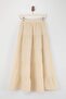 Beige Layered Muslin Long Skirt Tdrss26Et00038 - 6