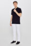 Men's Shrink-Resistant Cotton Fabric Regular Fit Comfortable Cut Dark Black Roll-Free Polo Collar T-Shirt with Pockets - 7