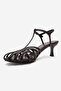 Feli̇p Brown Leather Banded Women's Low Heeled Shoes - 6
