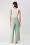 Trendyolmilla Wardrobe Essentials – Açık Haki Gabardin Crop Wide Leg Pantolon | TWOSS26PL00024 - 4