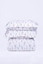 Double Lavender Patterned Bed Sheet Sız Nevresim Seti Tphss26Ckn00025 - 3