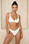 Ekru Dokulu Regular Bikini Altı TBESS24BA00036 - 2