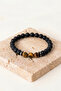 Natural Stone Men's Black Bracelet