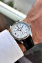 Original Black Genuine Leather Cord Men's Wristwatch 3 Atm Water Resistant - Hme2071C4 - 5