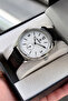 Original Black Genuine Leather Cord Men's Wristwatch 3 Atm Water Resistant - Hme2071C4 - 4