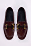 Bordo Toka Detaylı Kadın Loafer TAKSS26LA00009 - 2