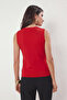 Red Button Detailed Knitwear Vest Twoss25Ye00043 - 3