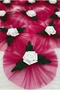 Fuchsia Bridal Bundle Ornament, Groom's Dowry Wedding Engagement Promise Convoy Car Suitcase Trunk Circumcision Ornament 10 Pieces - 2