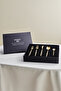 Orion Shiny Gold 30-Piece 6-Person Fork Knife Spoon Set - 9