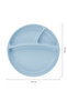 Vacuum Base Silicone Plate - Nam Nam Spoon Set of 2 - Blue - 2