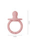 Silicone Teether Set - Pinky Pink - 3
